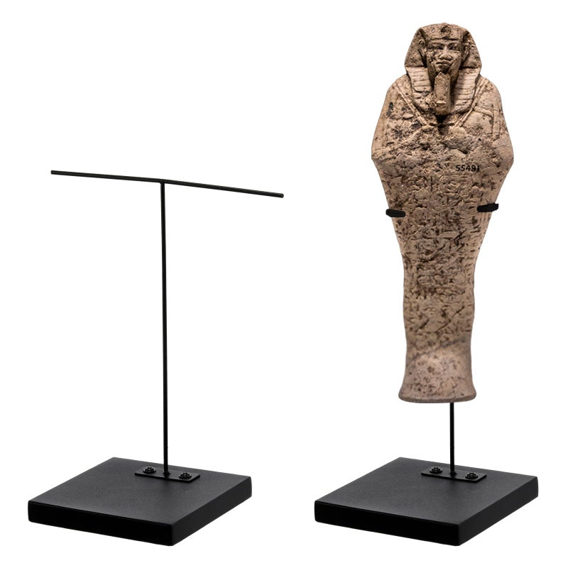 RattanView 2 Pcs Mask Artifact Display Stand Adjustable African Tribal Mask Puppet Wand Display Stand for African Figurines Ushabtis Masks Pre Columbian Egyptian Roman Greek Statues 7x7x11 - Image 2