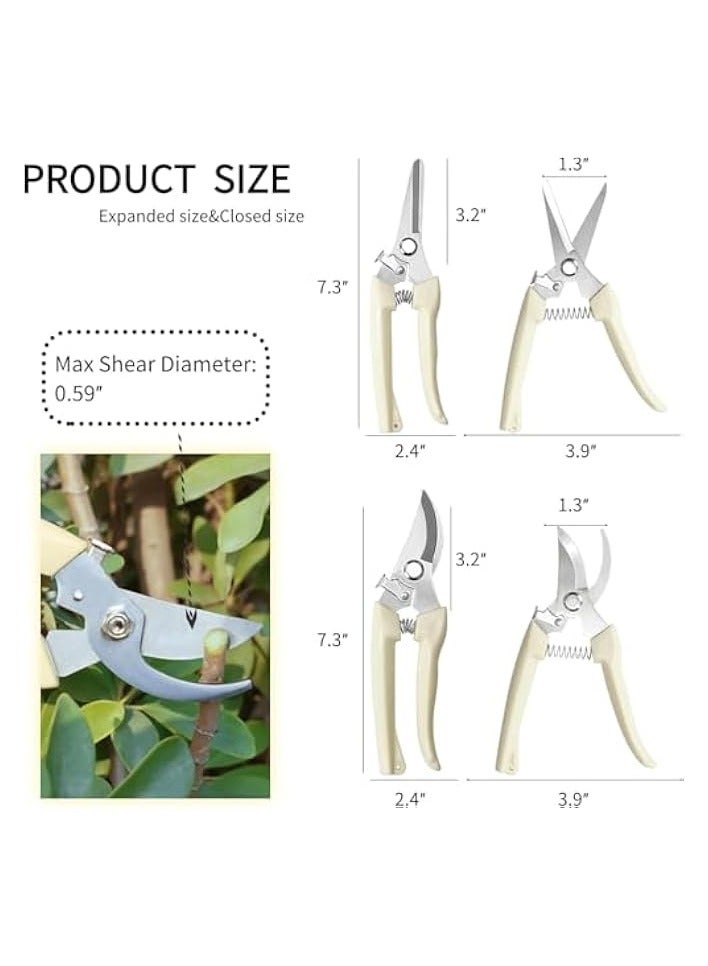 erorex Gardening Tools Professional,Pruning Shears Garden Salad Cutter Scissors For Cutting Flowers Trimming Plants  - Image 2