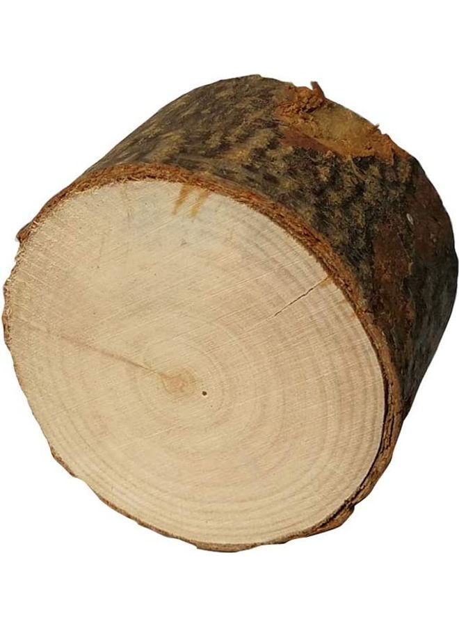 NIBEMINENT 3-Piece Wooden Candle Holder Set Brown 5x4.2cm - Image 4