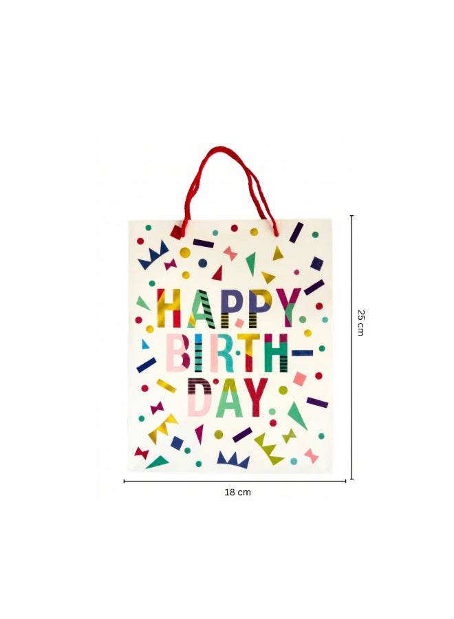 Party Camel Happy Birthday Confetti Gift Bag - Image 3
