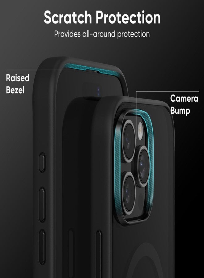 FLOLAB Surtect Tri-Fusion Magnetic for iPhone 16 Pro Max Case Protective Slim Design Magsafe Compatible Military Grade - Full Black - Image 5