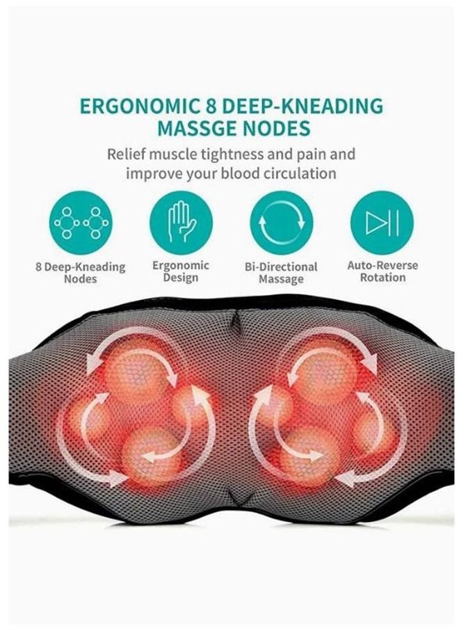 Arabest Neck Back Massager, Shoulder Massager with Heat, Deep Tissue 3D Kneading Pressure Shiatsu Electric Massage for Muscle Pain for Office Chair Car  - Image 2