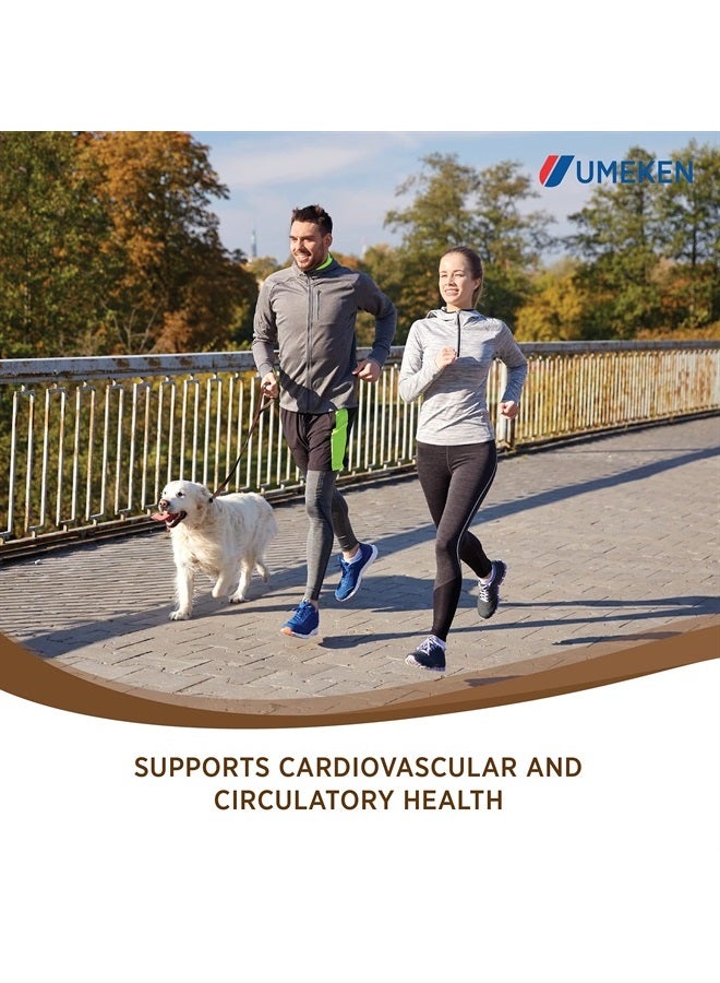 umeken Nattokinase Plus Fucoidan for Circulatory Support - 2500FU Natto, Supports Healthy Blood Pressure, Health and Wellness Supplements, 60 Packets - Image 3