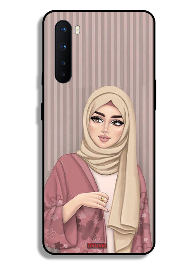 Tolwak OnePlus Nord Protective Case Cover Hijab Girl Art - Image 2