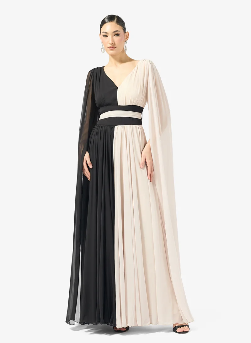 Mix & Match Chiffon Dress