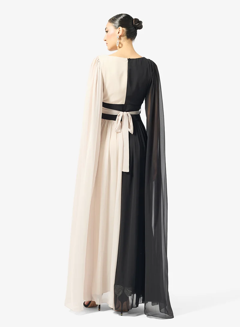 Golden Apple Mix & Match Chiffon Dress