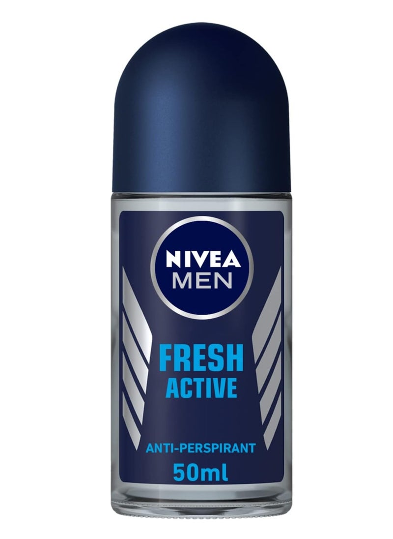 Nivea - Fresh Active Roll-On Deodorant 50ml - Image 1