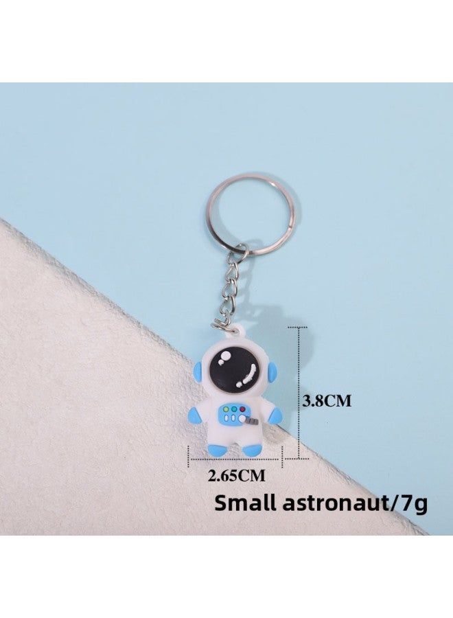 Spot Cartoon Astronaut Keychain Ornaments Cute Schoolbag Anti-lost Spaceman Doll Pendant Handbag Accessories