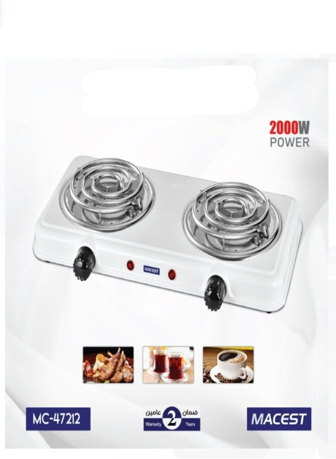 مايست موقد كهربائي حلزوني MC-47212 2000 واط