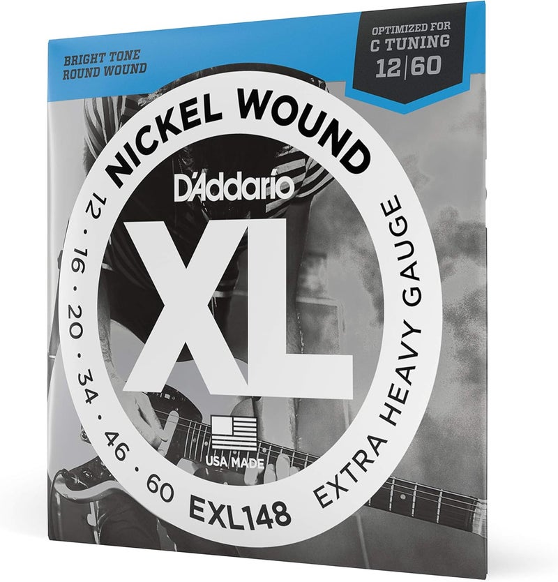 D'Addario XL Nickel Electric Guitar Strings - EXL148 - Image 1