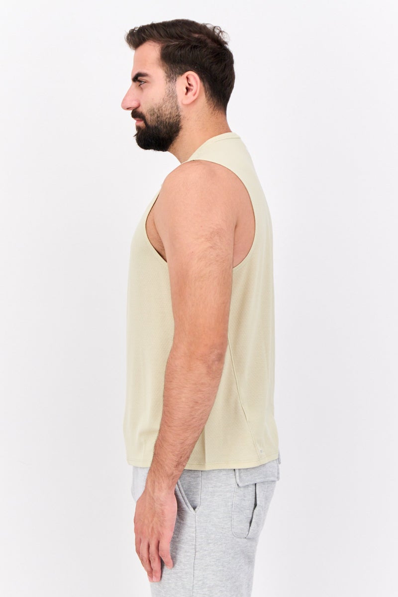 PUMA Men Sportswear Fit Sleeveless Training Tank Tops, Beige - Image 2