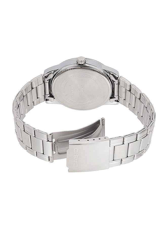 CASIO Men Water Resistant Analog Watch MTP-1302D-7B - 38 mm - Silver - Image 2
