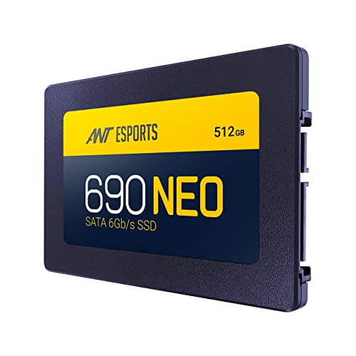 Ant Esports 690 Neo Sata 2.5" 512 GB SSD Internal Solid State Drive (SSD) with SATA III Interface, 6Gb/s, Fast Performance, Ultra Low Power Consumption, with Quad Channel Controller, Black - Image 3