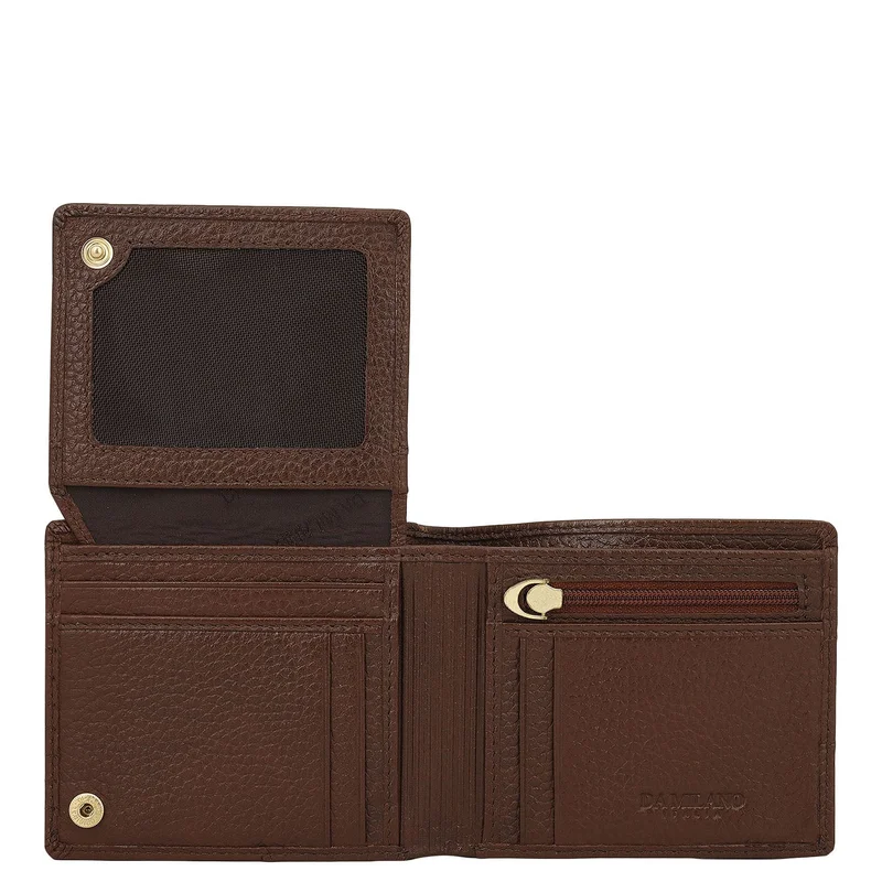 Da Milano  Espresso Bifold Leather Mens Wallet for Men | Best Price UAE