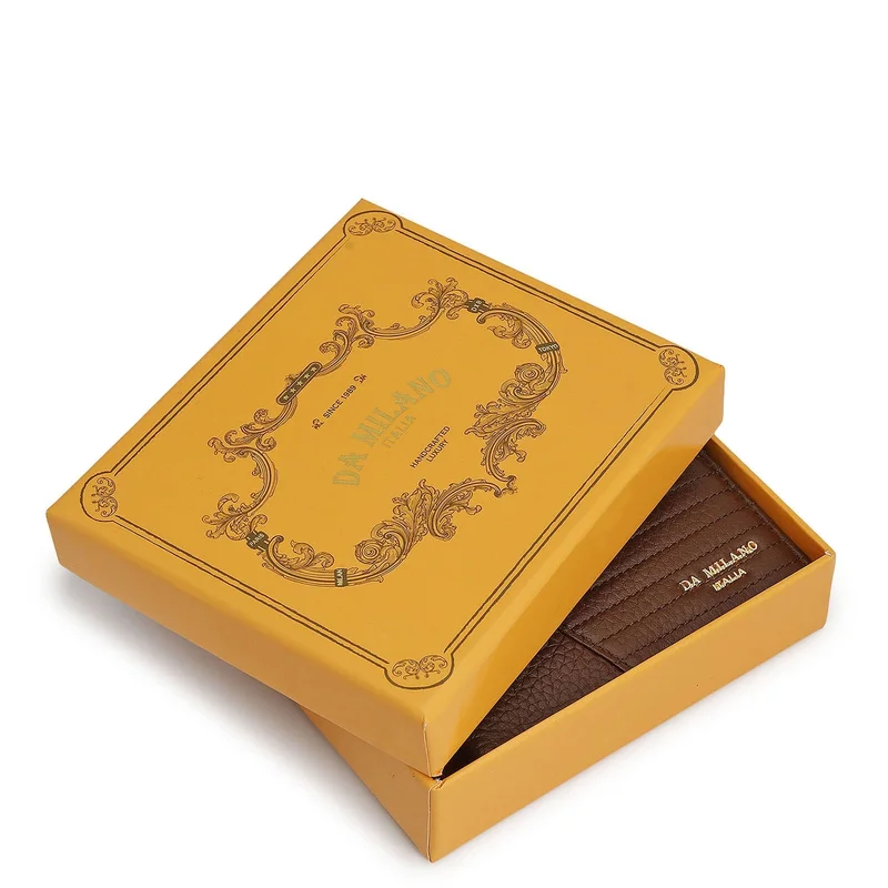 Da Milano  Espresso Bifold Leather Mens Wallet for Men | Best Price UAE