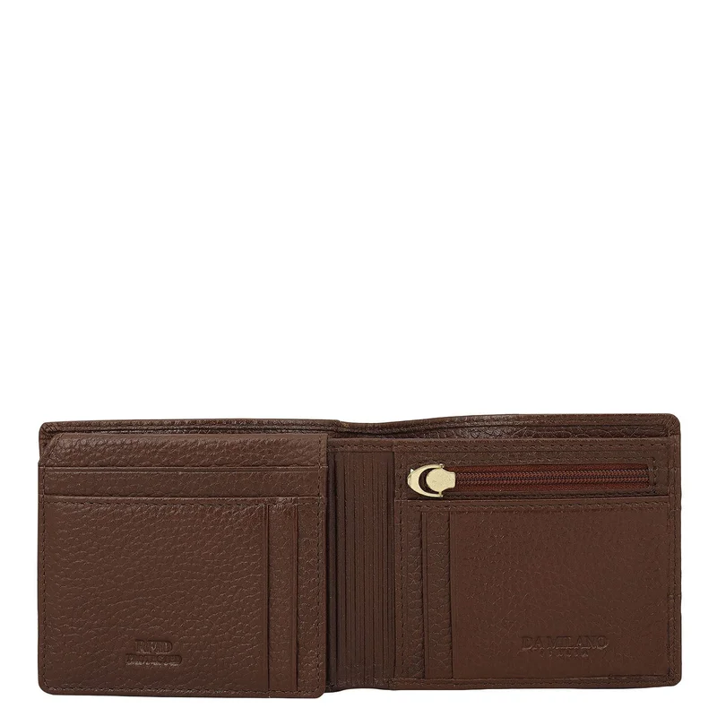 Da Milano  Espresso Bifold Leather Mens Wallet for Men | Best Price UAE