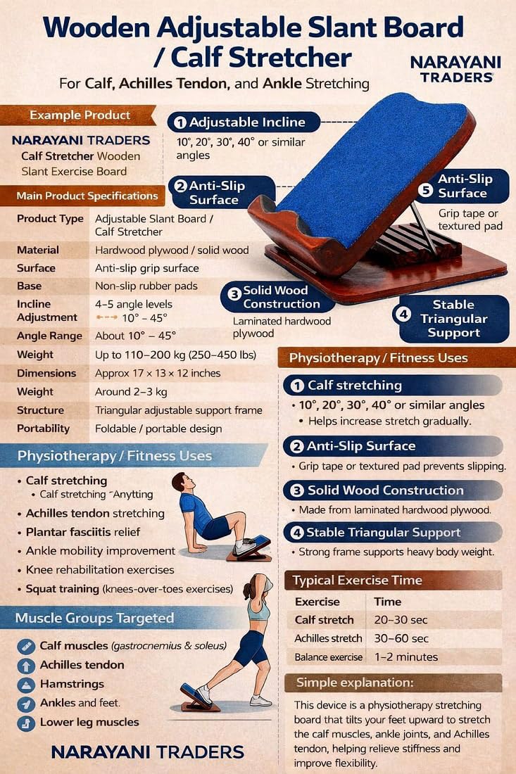 Narayani Traders Slant board for Exercise - Image 2