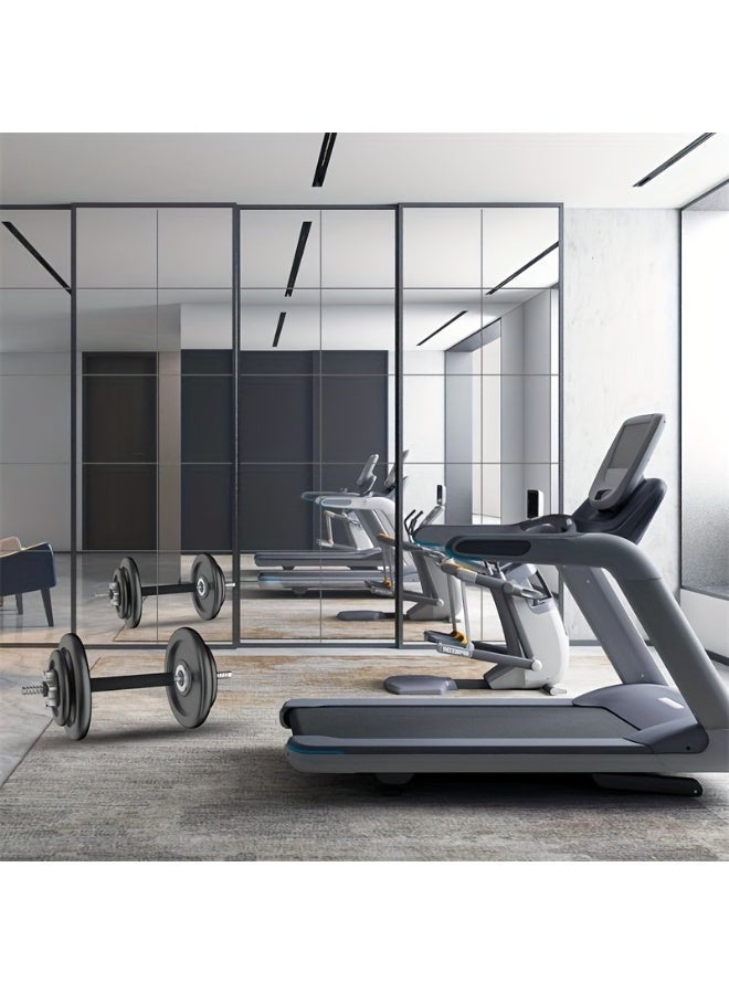 POWER Self Adhesive Acrylic Mirror Wall Tiles, Flexible Soft Mirror Sheets for Bedroom, Home Gym & Door Decor, Frameless Lightweight Unbreakable Wall Mirror Panels, Easy Peel and Stick Installation, Multiple Sizes & Sets - Image 5