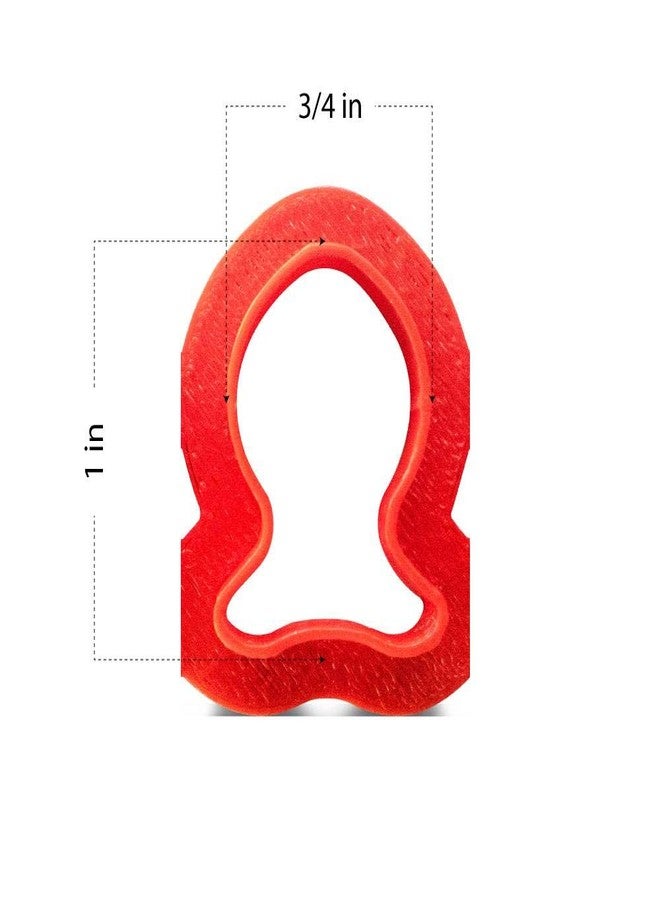 CookieCutter.com Mini Goldfish Cracker Cookie Cutter 1 Inch - 3d Printed Plastic – Made in the USA - CookieCutterCom Brand - Color May Vary Gold fish Cracker Cutter - Image 3