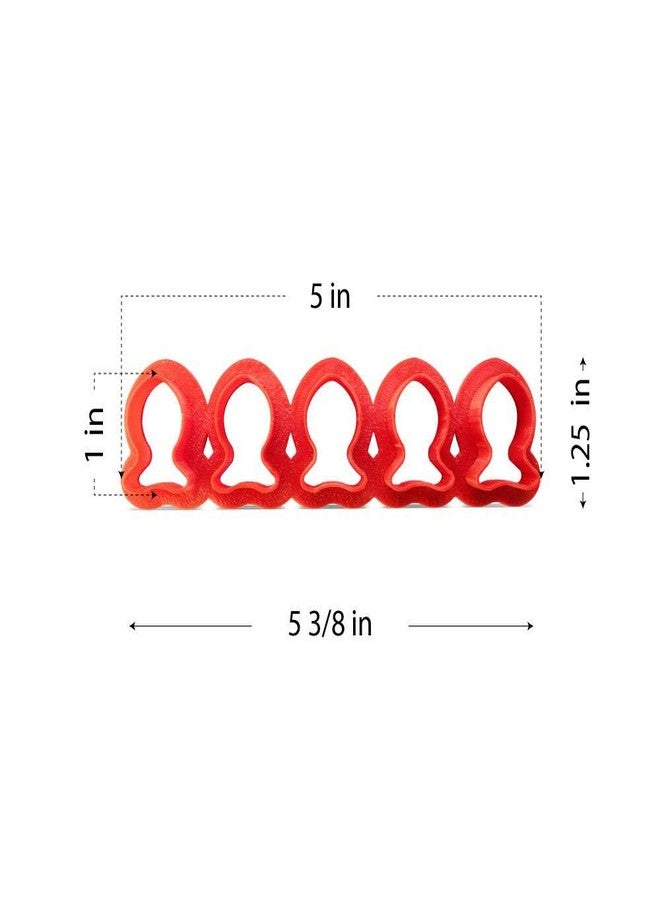 CookieCutter.com Mini Goldfish Cracker Cookie Cutter 1 Inch - 3d Printed Plastic – Made in the USA - CookieCutterCom Brand - Color May Vary Gold fish Cracker Cutter - Image 4