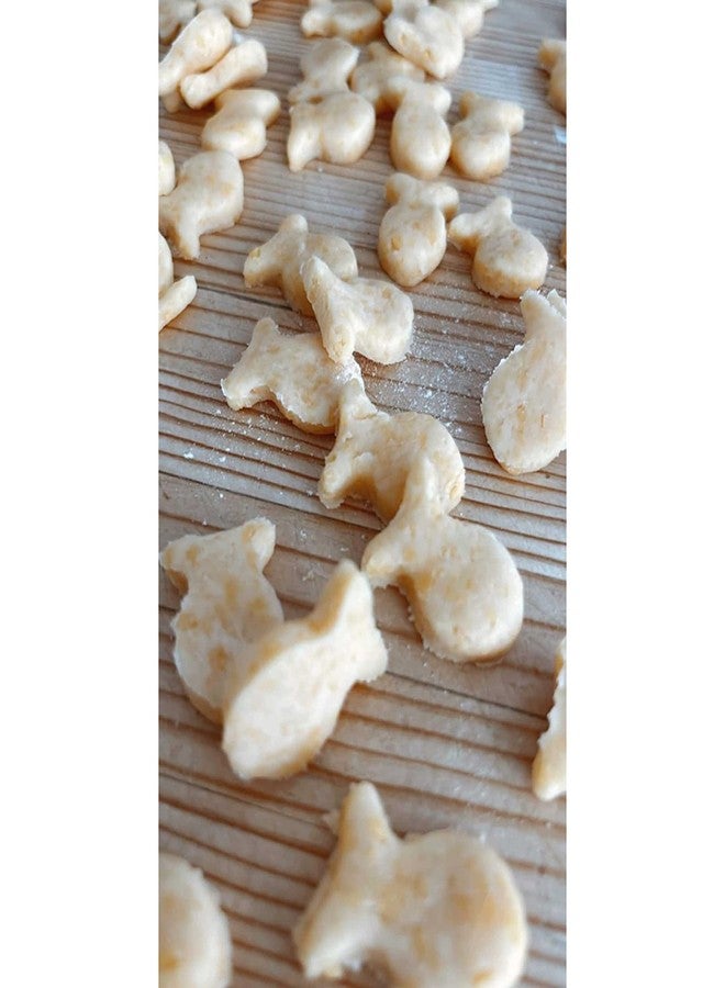 CookieCutter.com Mini Goldfish Cracker Cookie Cutter 1 Inch - 3d Printed Plastic – Made in the USA - CookieCutterCom Brand - Color May Vary Gold fish Cracker Cutter - Image 2