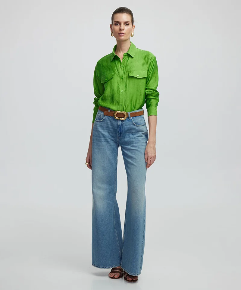 ابيكول Textured Shirt