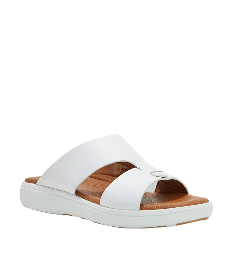 Steve Madden Men's Comfort Sandals White Men's Sandals