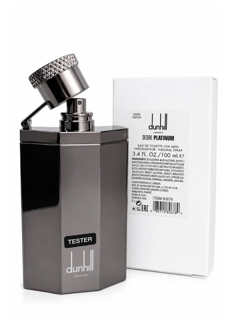 Tester Desire Platinium Eau de Toilette 100ml 100ml