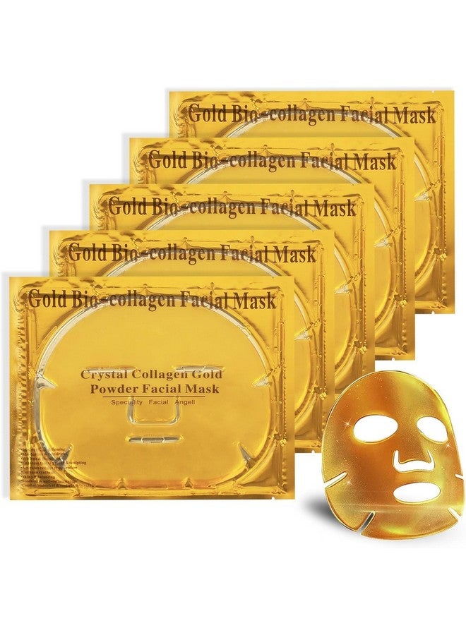 VPGS New Infinitive Beauty Crystal 24K Gold Powder Gel Collagen Face Mask Masks Sheet Patch, Anti Ageing Aging, Skincare, Anti Wrinkle (3 Pcs) - Image 1