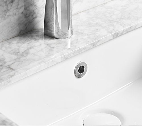 Green Spring Greenspring Sink Basin Trim Overflow Cover Brass Insert In Hole Round Caps Brushed Nickel - Image 2