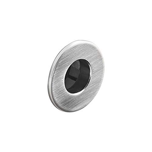 Green Spring Greenspring Sink Basin Trim Overflow Cover Brass Insert In Hole Round Caps Brushed Nickel - Image 1