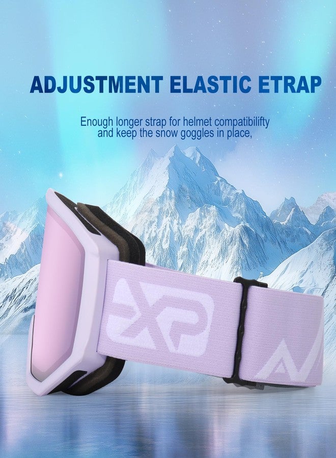 EXP VISION نظارات التزلج/التزلج على الجليد من إكسب فيجن، نظارات مضادة للضباب للرجال والنساء - مثالية للتزلج والتزلج على الجليد والرياضات الشتوية - Image 5