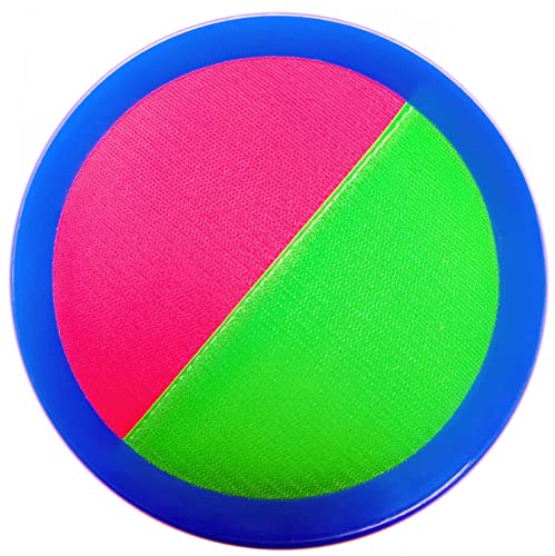 AppleRound Toss and Catch Velcro Ball Set Hook and Loop Kids Outdoor Games Beach Toys Backyard Sports Paddle Ball Games Pack of 4 Paddles and 4 Balls - Image 5