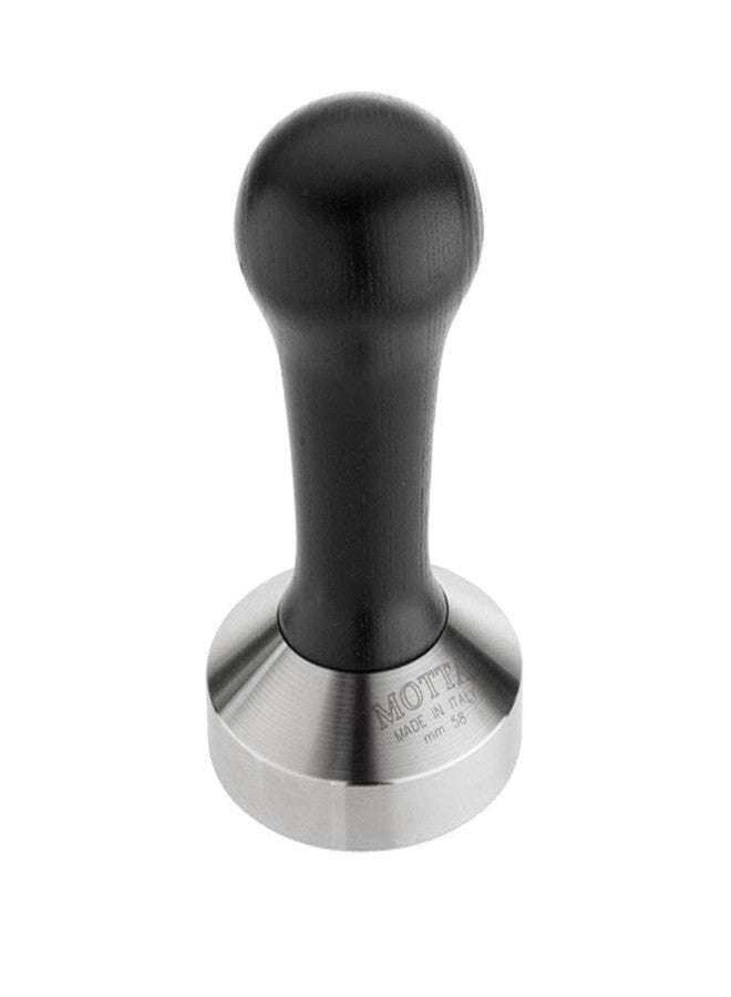 motta Metallurgica 58 mm Espresso/Coffee Tamper with Convex Stainless Steel Base