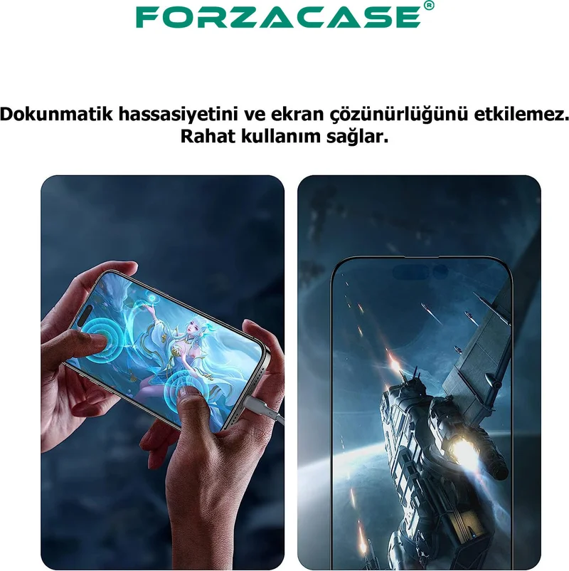 Forzacase Fully Covering Tempered Screen Protector with Frame Compatible with Samsung Galaxy A10 - FC003