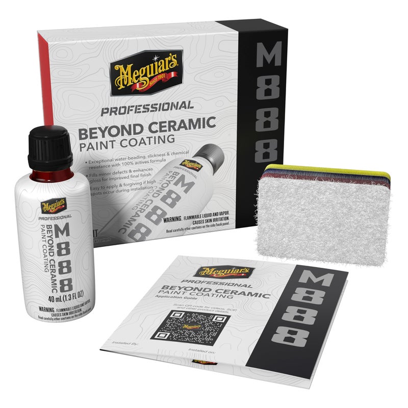 Meguiar's Professional Beyond Ceramic Paint Coating M888 - Multi-Year Ceramic Coating For Cars, Easy to Apply, Fills in Minor Defects with Exceptional Water Beading, Slickness, and Chemical Resistance - Image 2