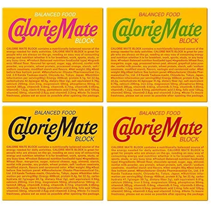 Calorie Mate block 4 pieces four ~ each three [fruit-flavored / chocolate flavor / cheese taste / maple taste]