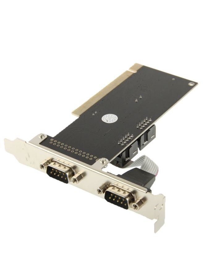 BURAQ PCI to Serial 2-port Host Controller Card(Black)  - Image 3