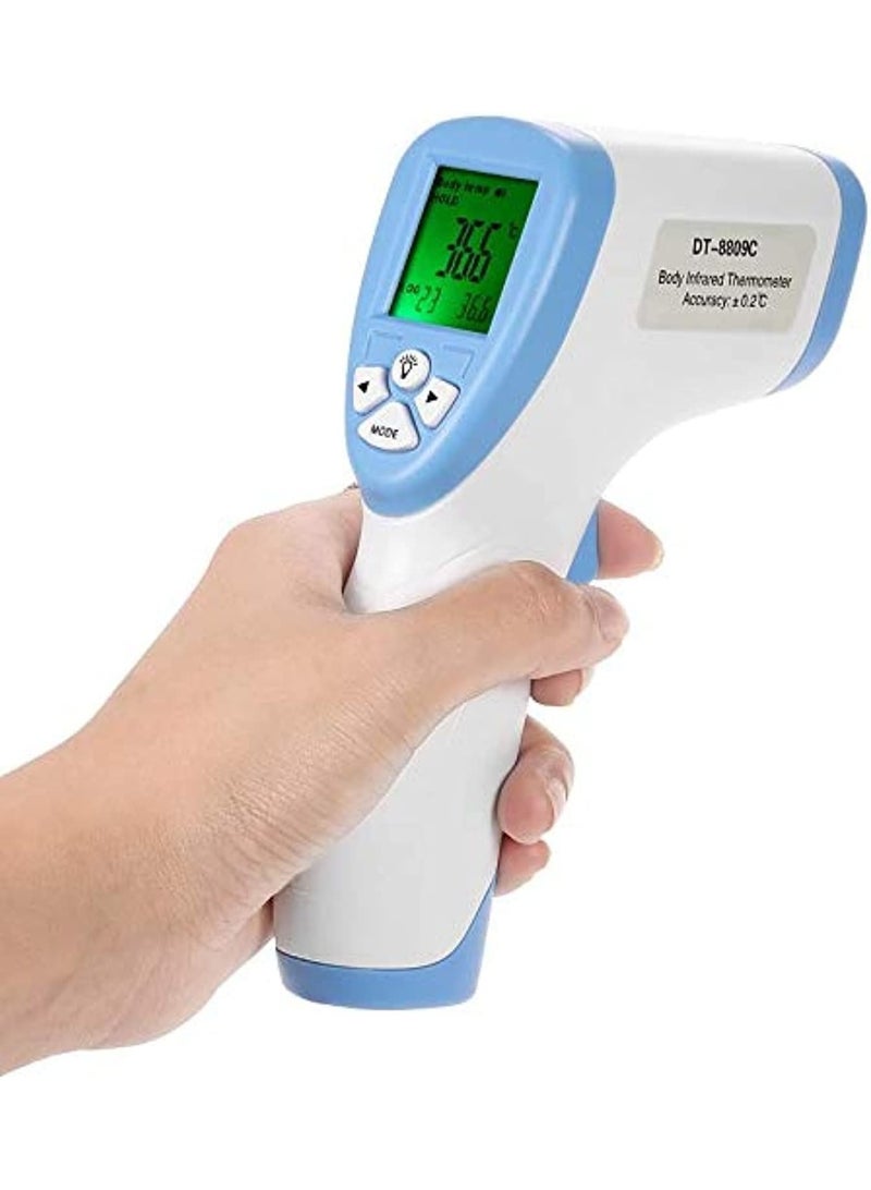 Digital LCD Non-Contact Infrared Thermometer – Accurate Forehead & Body Temperature Measurement with Data Hold - Image 1