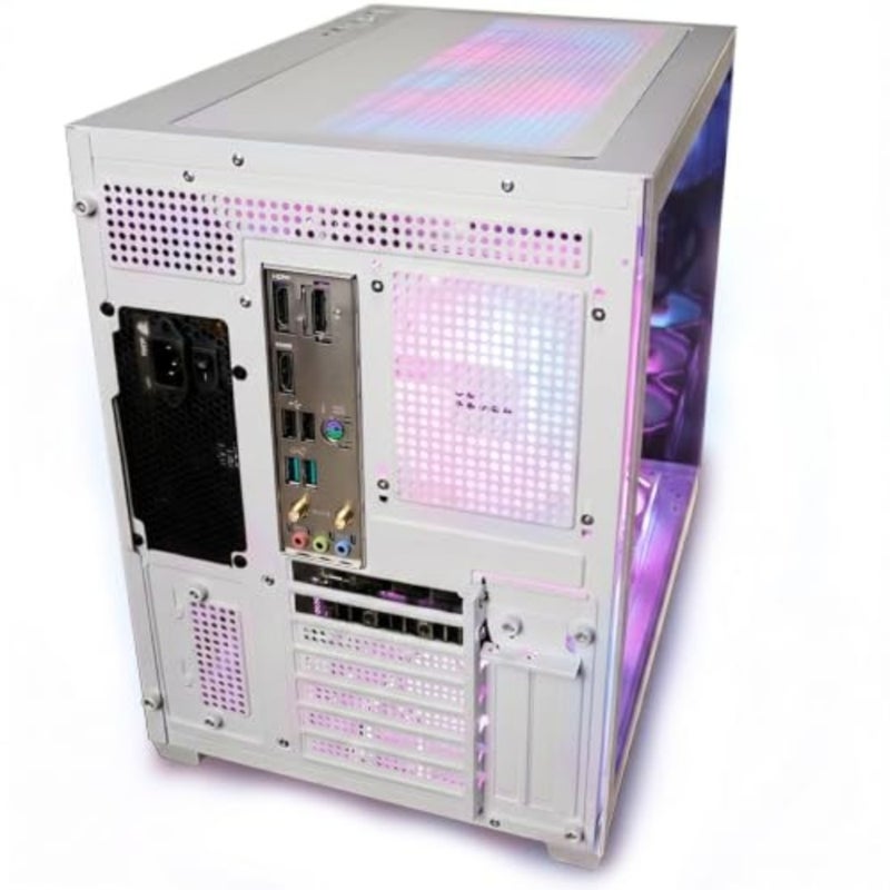 كمبيوتر الألعاب i5-14400F، وحدة واحدة، للاعبين، هيكل معدني مزود بتبريد RGB، ألعاب عالية الأداء، أسود، مُصمم مسبقًا وجاهز للاستخدام - Image 5