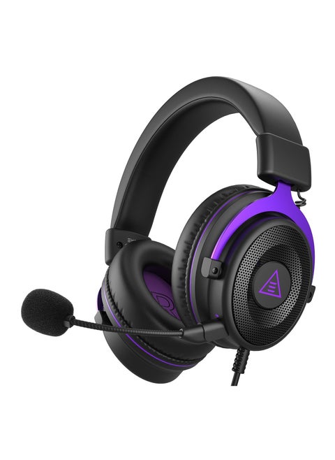 E900 Gaming Headset with Microphone - PC Headset with Detachable Noise Canceling Mic, 3D Surround Sound, Wired Headphone for PS4, PS5, Xbox, Computer, Laptop, Switch, Handheld (3.5MM Jack)