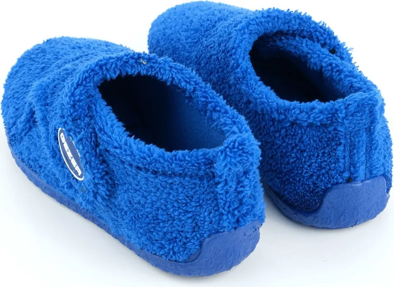 جيزر Winter Boy Plush Comfortable Sole Velcro Adjustable Home School Nursery Slippers Shoes
