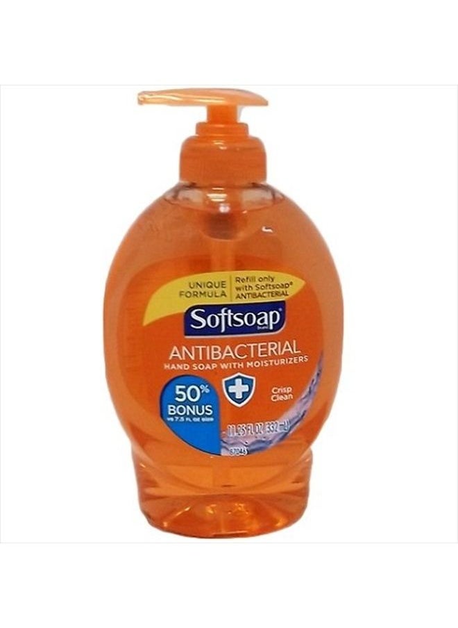 Softsoap Crisp Clean Antibacterial Liquid Hand Soap with Moisturizer 11.25oz 