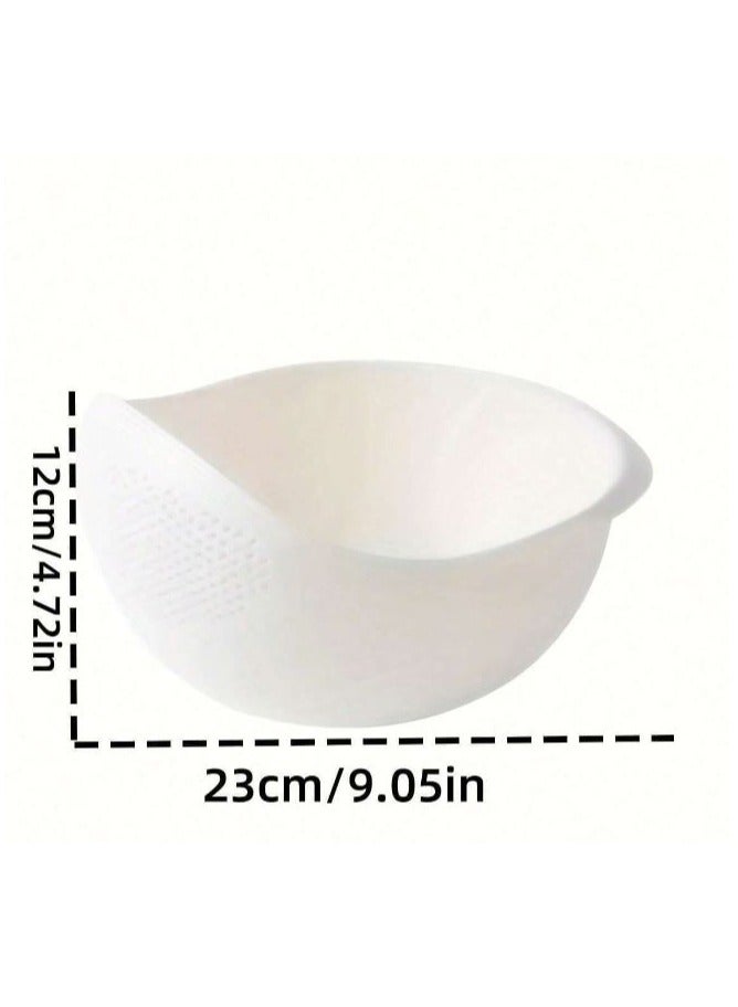 Rice Vegetable Fruits Washing Basin Draining Water Bowl ( Small ) for two - Image 4