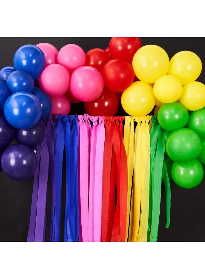 fantasize Crepe Paper Streamers Pack of Party Streamers in 8 Pastel Colors for Birthday Decorations, Party Decorations, Wedding Decorations Baby Shower Decorations 8 Rolls - Image 2