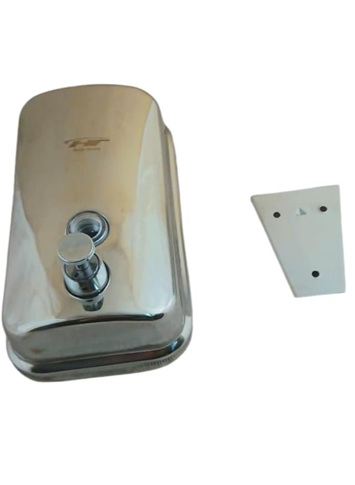 ABS Wall-mounted liquid soap and sanitizer dispenser made of ABS plastic for hand washing in the bathroom and kitchen (Silver, model SUS_304  capacity 800 ml) - Image 2