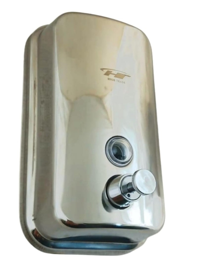 ABS Wall-mounted liquid soap and sanitizer dispenser made of ABS plastic for hand washing in the bathroom and kitchen (Silver, model SUS_304  capacity 800 ml) - Image 4