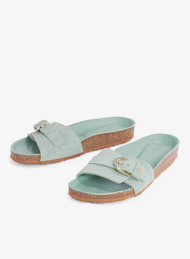 TOMMY HILFIGER Soft Suede Adjustable Mule - Image 3