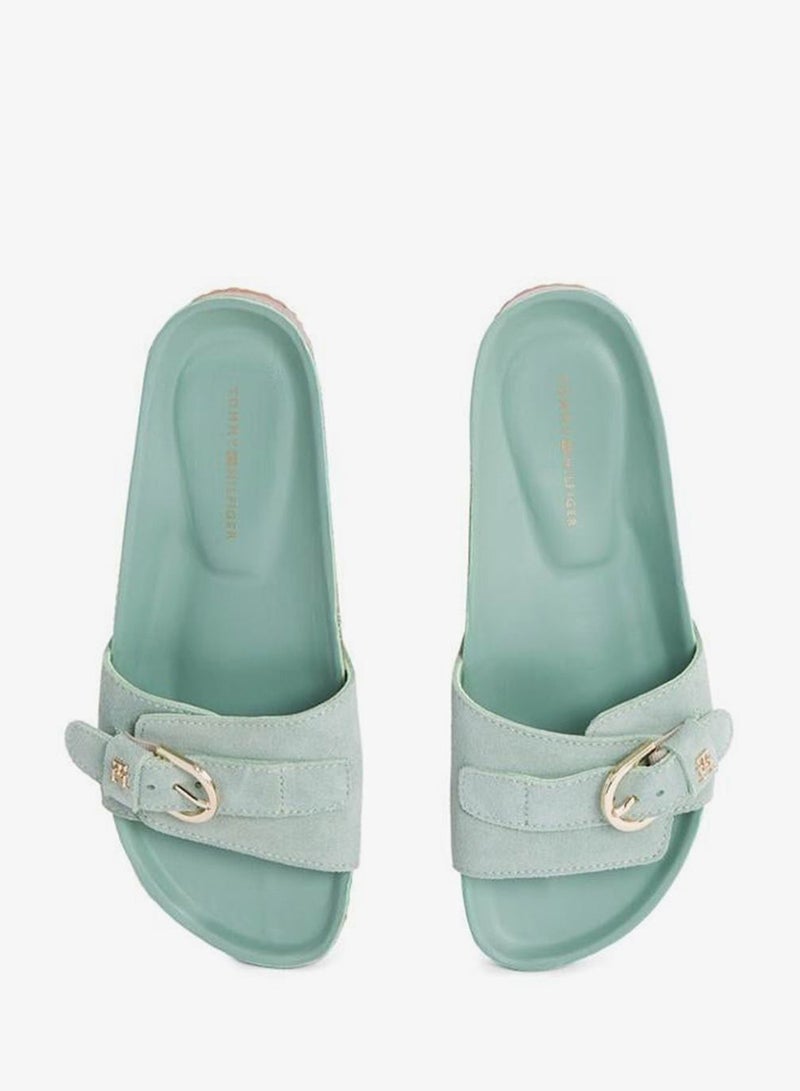 TOMMY HILFIGER Soft Suede Adjustable Mule - Image 5