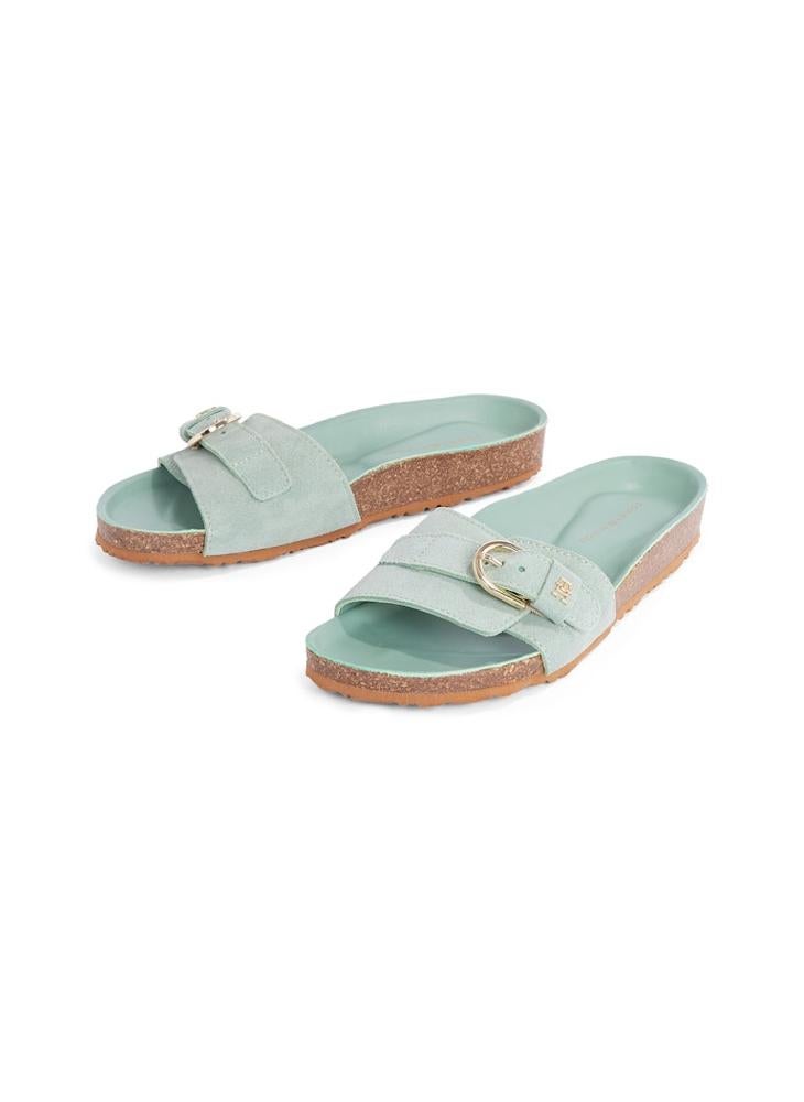 TOMMY HILFIGER Soft Suede Adjustable Mule  - Image 3